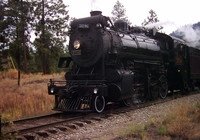 3716 Puffing into Prairie Valley Station - click for larger image 3716 Puffing into Prairie Valley Station - click for larger image